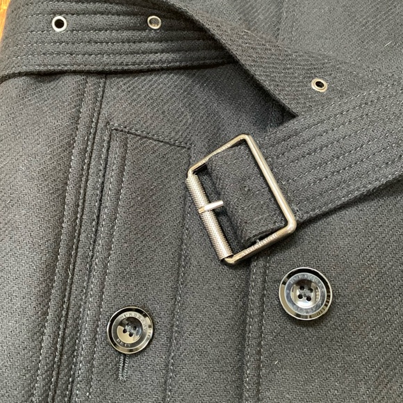 🇬🇧BURBERRY BRIT wool/cashmere blend winter trench coat - Picture 10 of 16